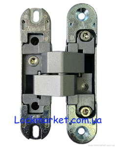 Петлі приховані Anselmi AN 140 3D 24х110 мм (20 кг) матовий хром